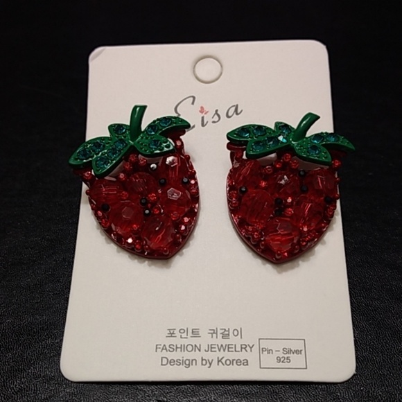 Eisa Jewelry - *Sale* Eisa strawberry earrings